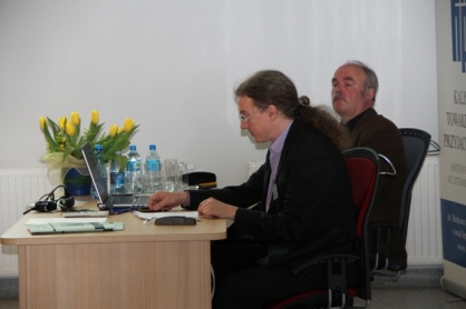 Z sesji I. Referat prof. Roberta Borna, prowadzi prof. Jan Salm.