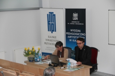W imieniu mgra Jakoba Hartmanna referat prezentuje mgr Makary Górzyński, sesja VIa pod przewodnictwem prof. Francesci Zanelli.